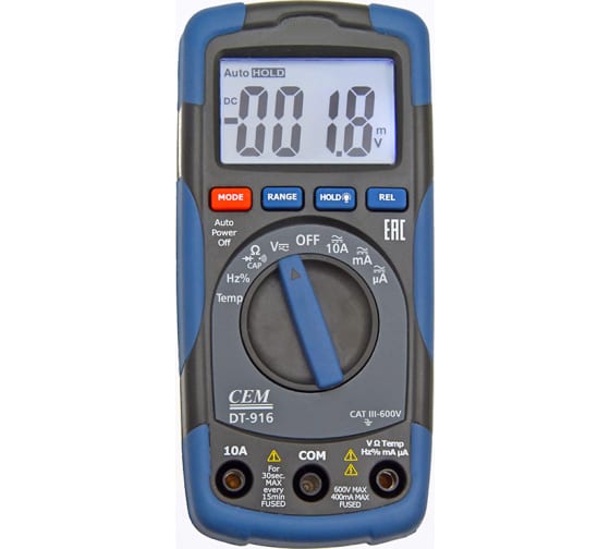 Мультиметр CEM DT-916
