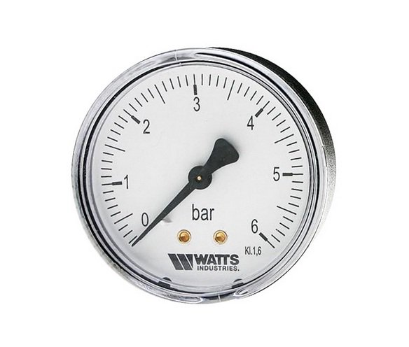 Манометр радиальный F+R200 (MRP) 50мм/16 бар 1/4" Watts 10007384
